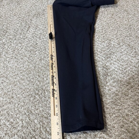 Spanx Black Ankle Pants Women’s M Tall High Rise Pull-On Stretch Slim Fit Work W - Picture 8 of 9